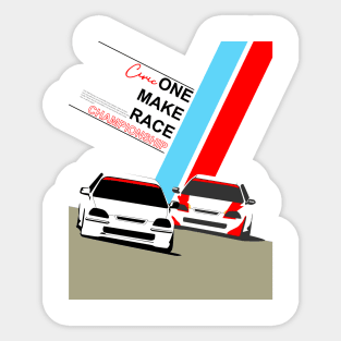 Civic One Make Race Championship Sticker